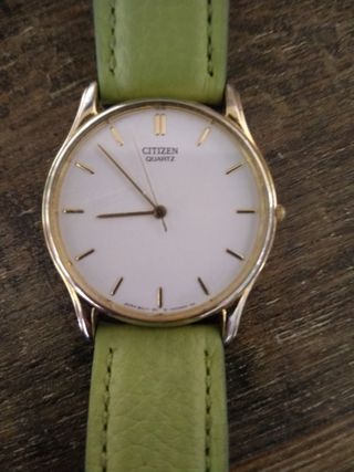 Reloj Citizen Quartz para mujer chapado en oro 18