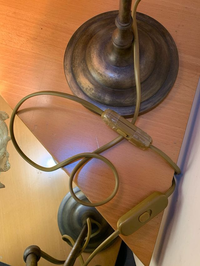 2 Lampade vintage da comodino 