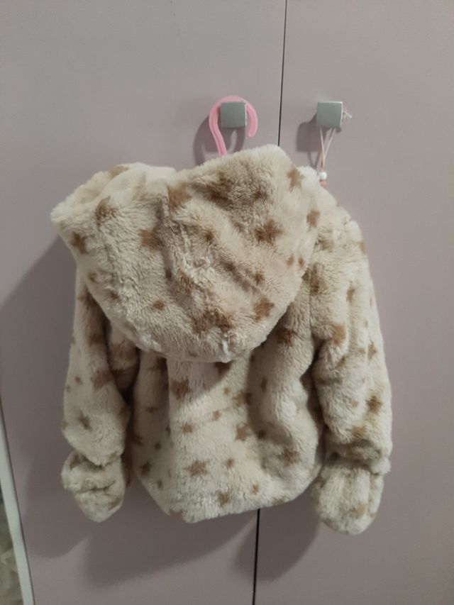 Abrigo Chaqueta bebé 12meses, 74 cm.