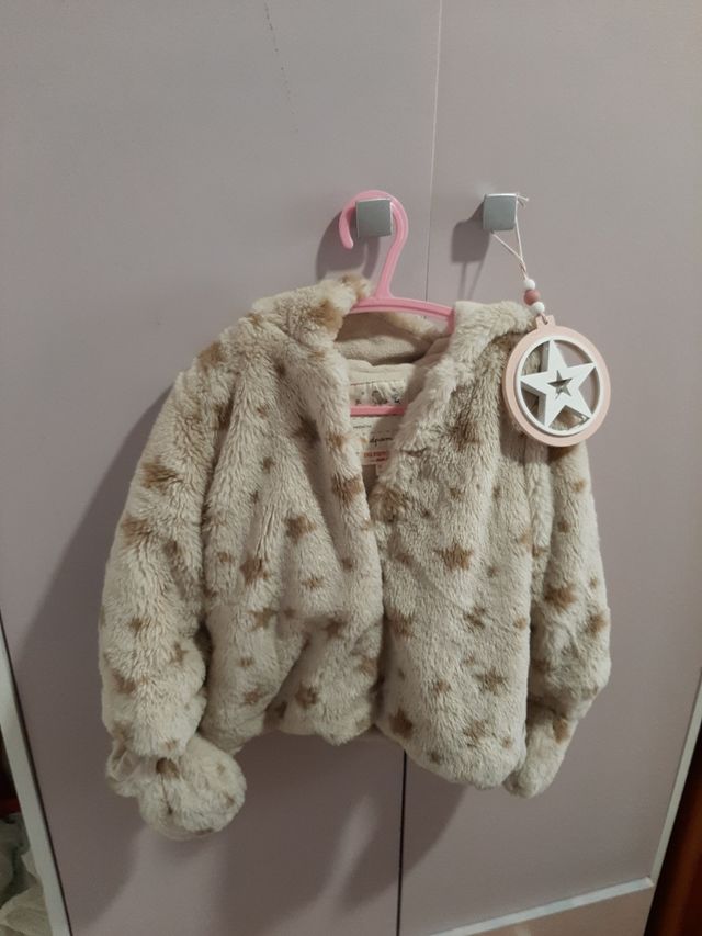 Abrigo Chaqueta bebé 12meses, 74 cm.