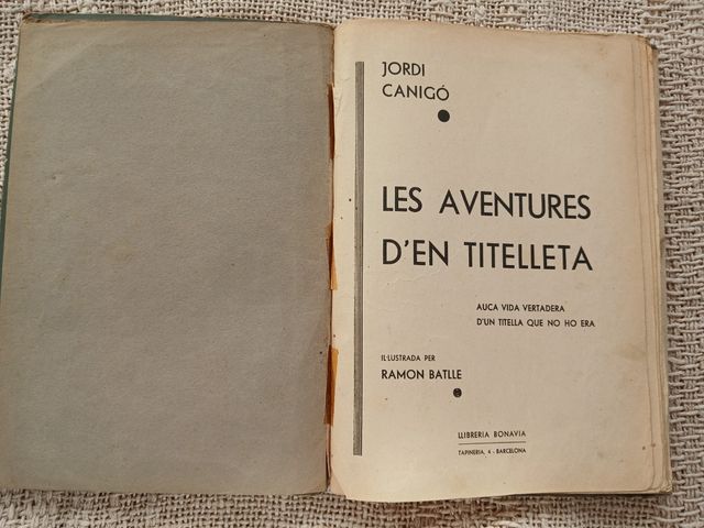 LIBRO ILUSTRADO "Les aventures d'en titelleta"