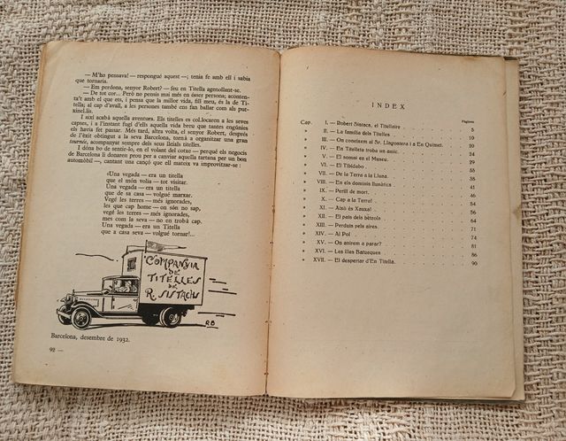 LIBRO ILUSTRADO "Les aventures d'en titelleta"