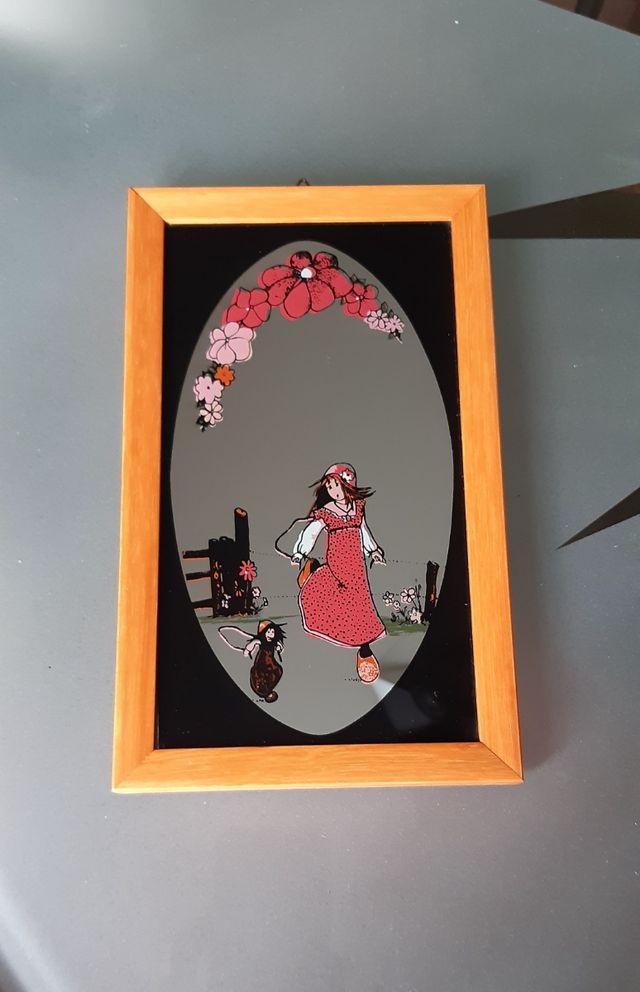 Quadretto a specchio Vintage 80s