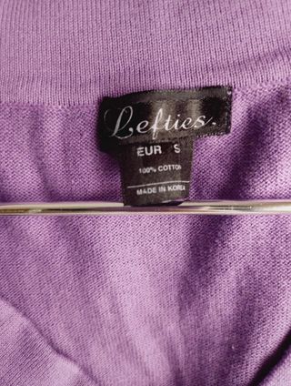Chaleco morado de Lefties