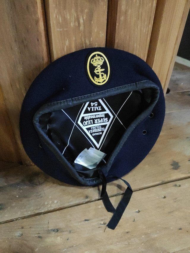 Boina militar años 80