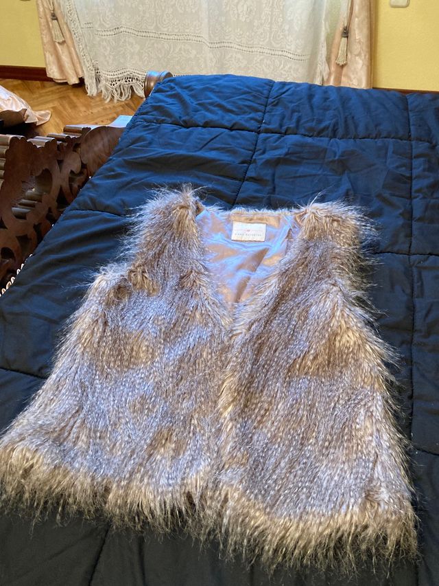 Chaleco pelo símil piel