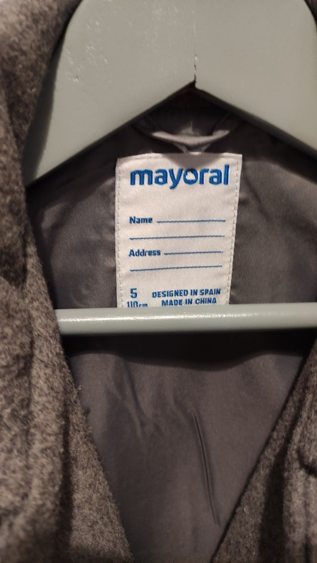 Abrigo niña Mayoral