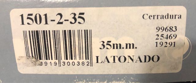 Cerradura MCM nueva