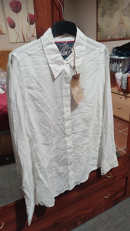 Camisa blanca mujer original T. Hilfiger Denim