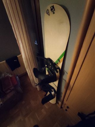 Tabla snowboard + fijaciones