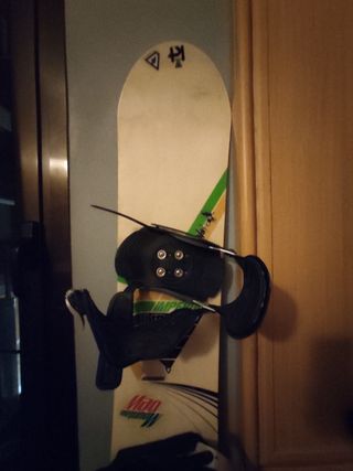 Tabla snowboard + fijaciones