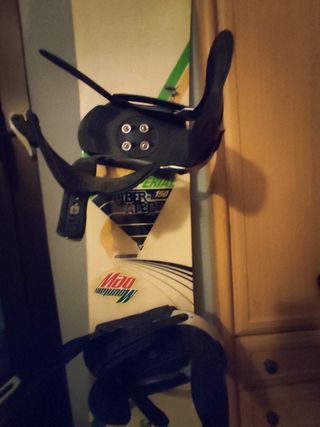 Tabla snowboard + fijaciones