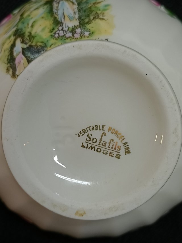 Tazón porcelana Limoges