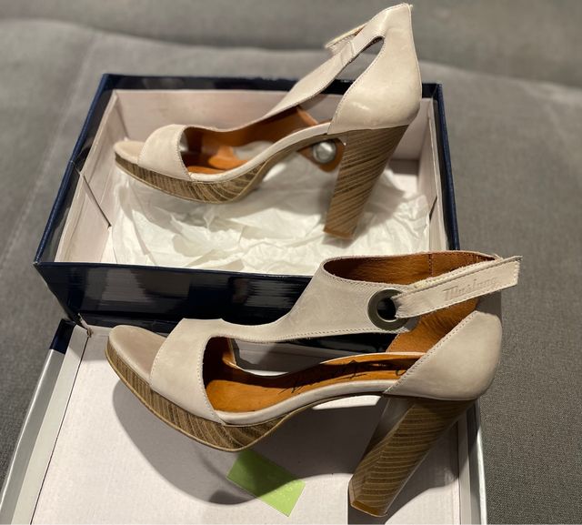 Zapatos verano tacón verano. Talla 40.