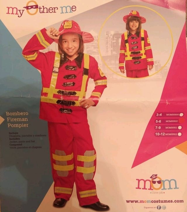 Disfraz bombero