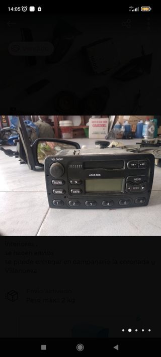 casete Ford escort y algunos repuestos 