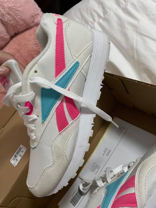 Zapatillas Reebok Classic t36,5 rosa neon 