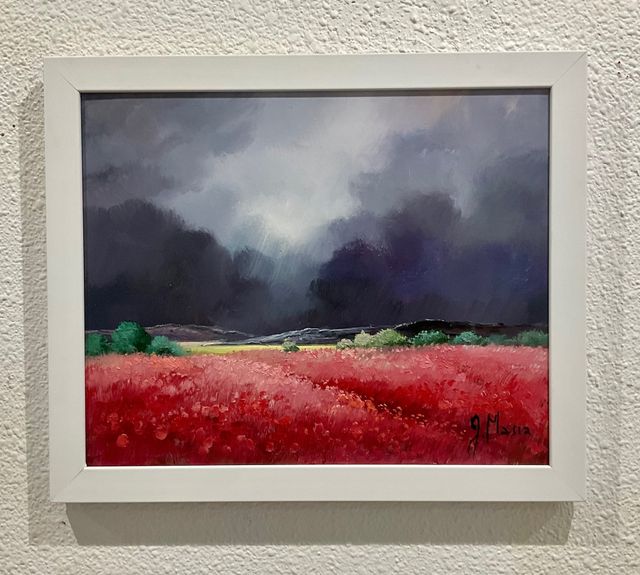 Dipinto ad olio di Julio Masia