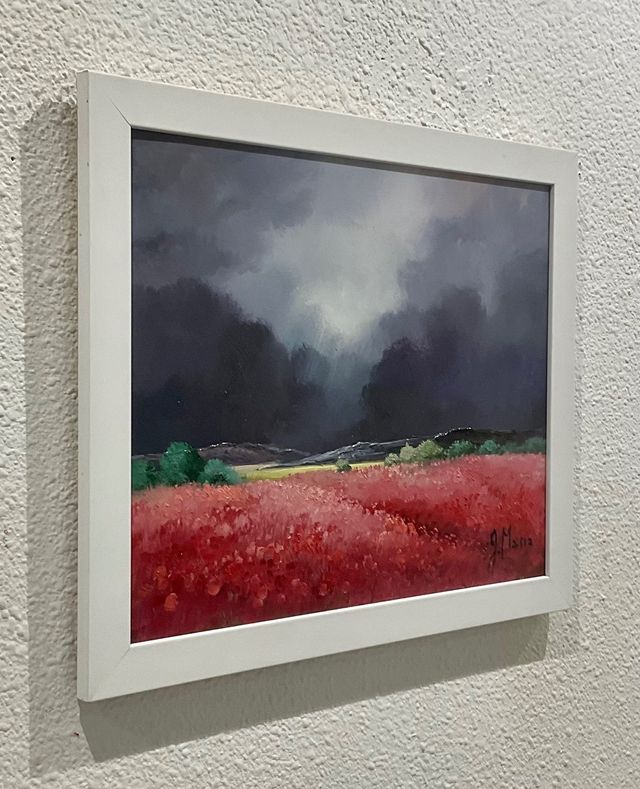 Dipinto ad olio di Julio Masia