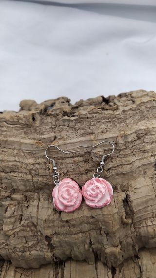 pendientes brillantes rosas-totfetama