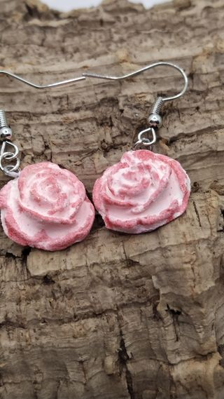 pendientes brillantes rosas-totfetama