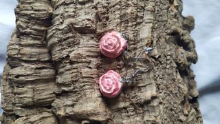 pendientes brillantes rosas-totfetama