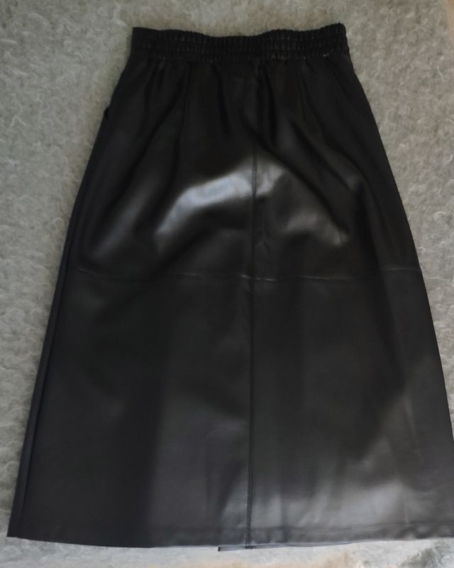 falda polipiel tachuelas de MORGAN