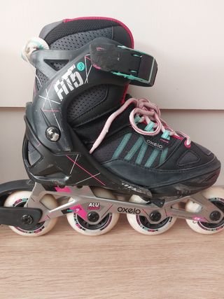 Patines marca Oxelo con bolsa 