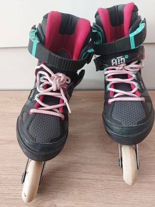 Patines marca Oxelo con bolsa 