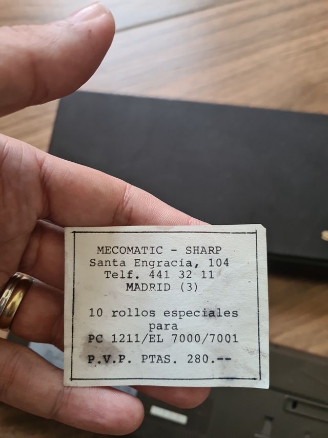 Impresora cassete interface SHARP CE-122