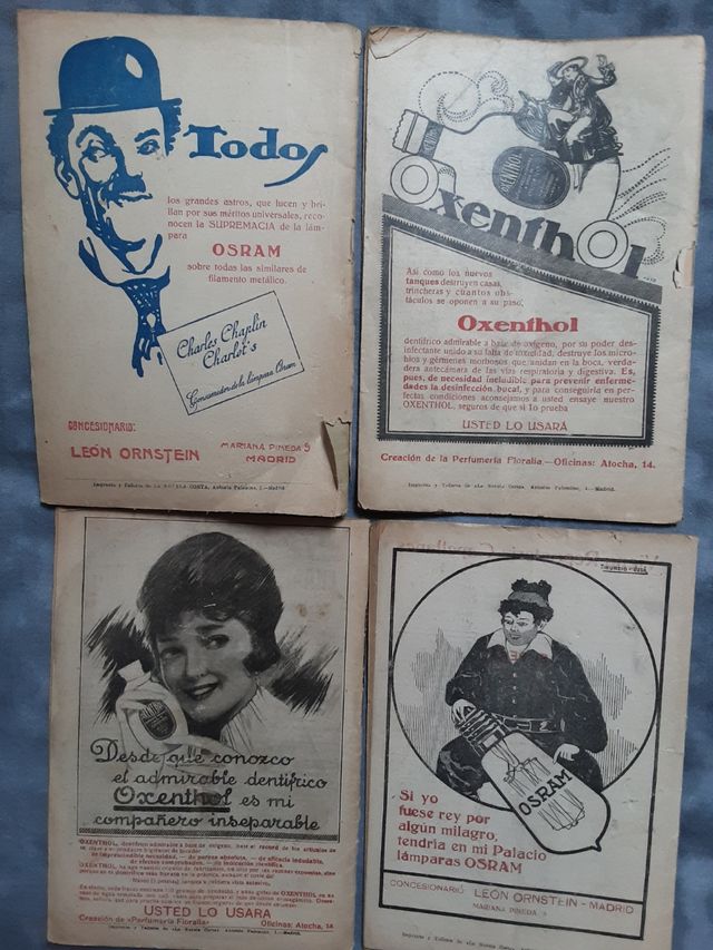 Novela corta y Teatral de 1916 y 1917