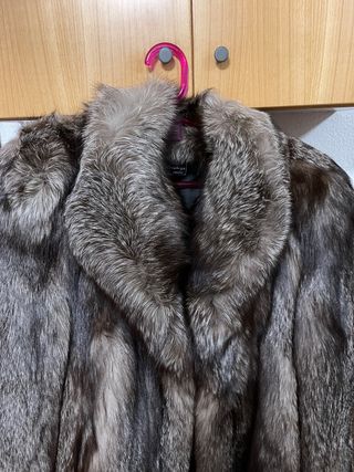 Abrigo / Chaquetón Zorro Plateado