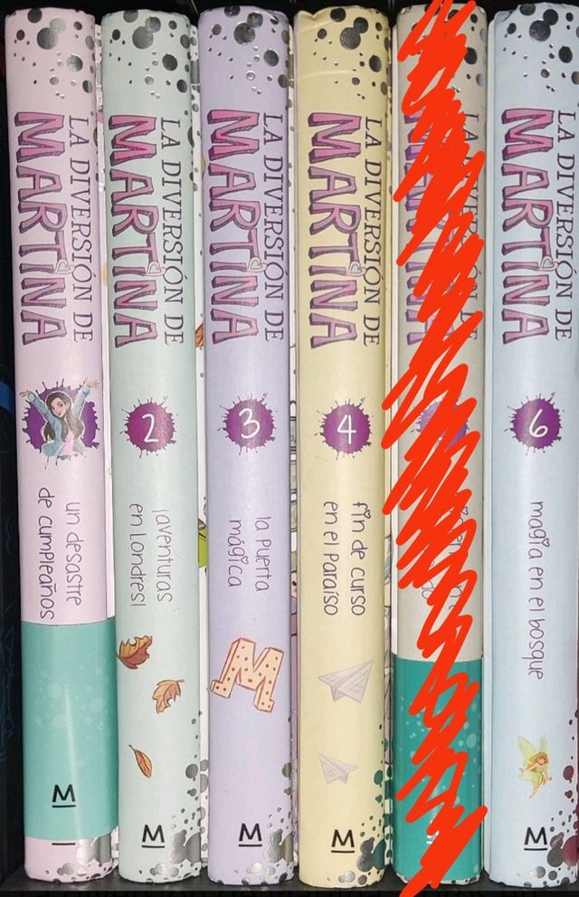 La diversión de Martina, libros en perfecto estado