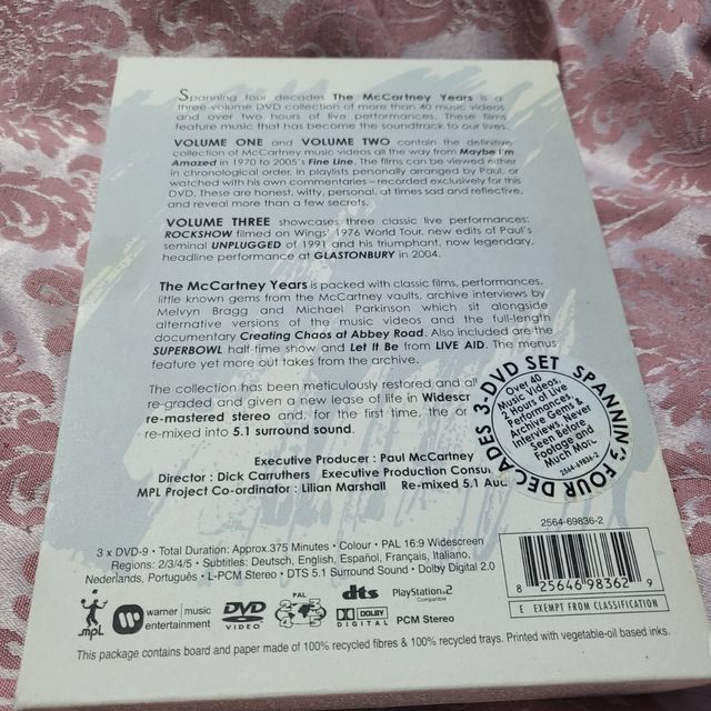 Cofanetto DVD Paul McCartney