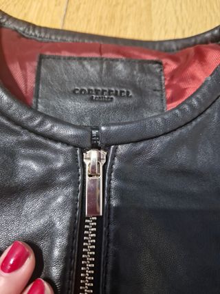 Cazadora piel Cortefiel talla S