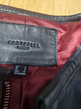 Cazadora piel Cortefiel talla S