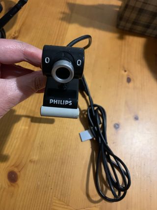 Webcam Philips e cuffie per computer Philips