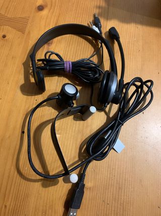 Webcam Philips e cuffie per computer Philips