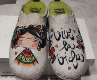 Zapatillas de casa Vivant. Sin estrenar.