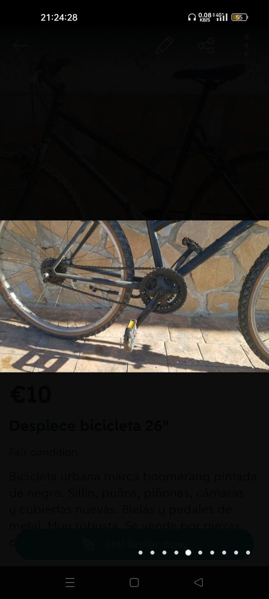 Despiece bicicleta urbana 26"
