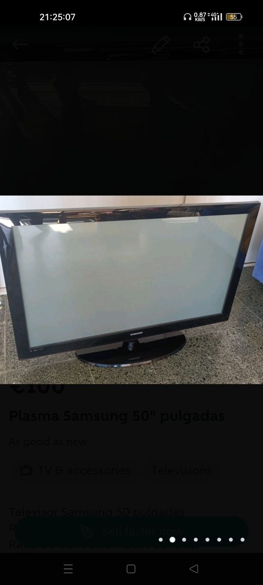 Plasma TV 50 pulgadas