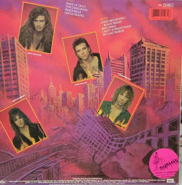 Vinilo MEGADETH.