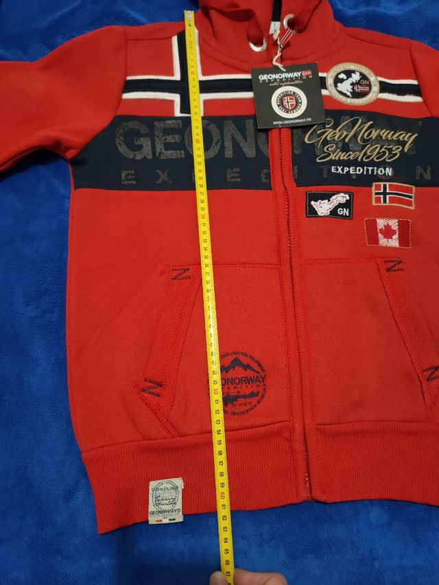 Sudadera Geonorway Geographical Norway. Nueva