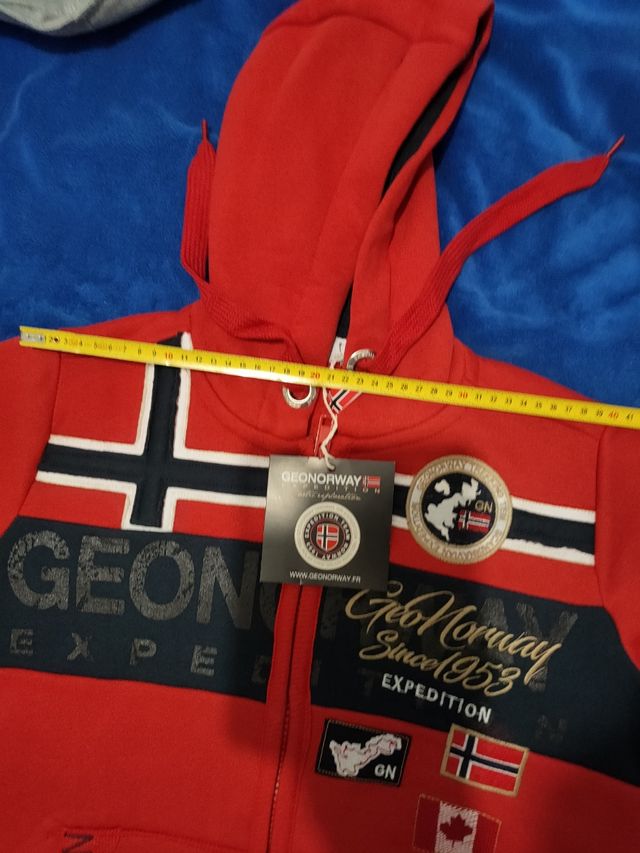 Sudadera Geonorway Geographical Norway. Nueva