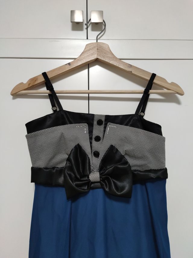 vestido tirante