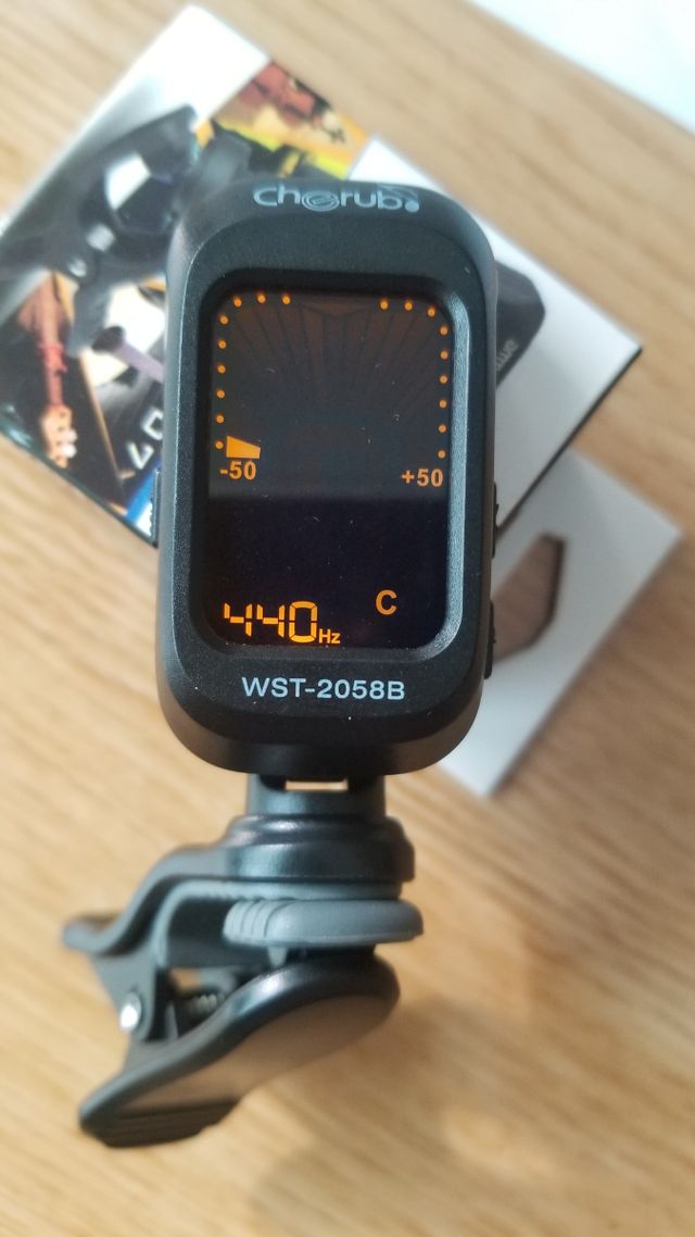 Afinador guitarra ukelele violín