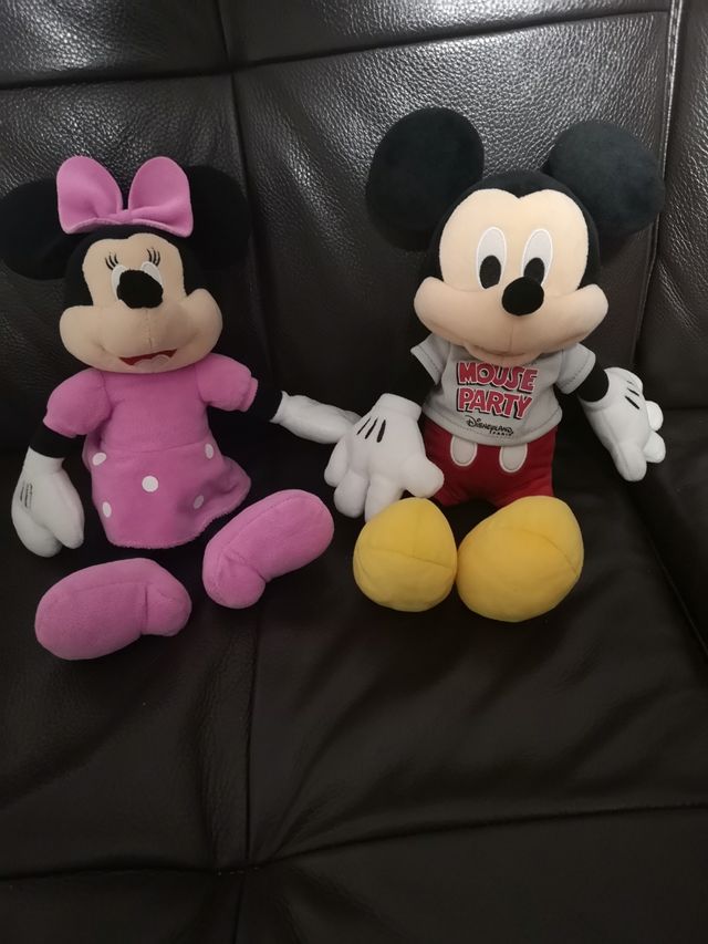 Peluches Micky y Minnie