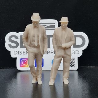 ✅️Figuras Scalextric Blues Brothers 1/32