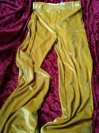 Pantalón palazzo italiano con etiqueta 