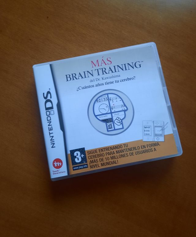 Carcasa Juego "Más Brain Training" Nintendo DS